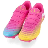 Puma Future 9 Play FG/AG Showtime - Pink/Orange/Blå/Hvid, størrelse 42½