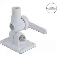 DeLOCK - Antenne base for antenne - hvid