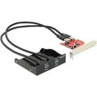 DeLOCK USB 3.0 Front Panel - USB-adapter - PCIe - USB 3.0 x 2