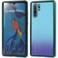 Mtp Products Huawei P30 Pro Magnetisk Cover med Hærdet Glas - Grøn