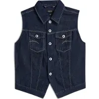 G-Star Pitched Hem Slim Vest - Dark blue - Women