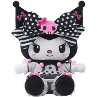 Sakami Merchandise Sanrio Pink Black Party Kuromi Bamse 22 Cm