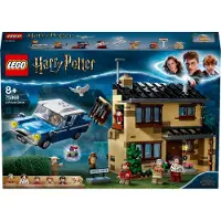 LEGO Harry Potter 75968 4 ligusterdrev, huslegetøj med bil og dobbyfigur