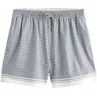 Next Badeshorts 'Motionflex' grå / mørkegrå / hvid