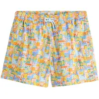 Next Badeshorts 'Signature' lyseblå / gul / jade / mørkeorange