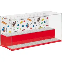 LEGO 4070 Vitrinskåp Minifigur Vitrinskåp Stort Rött.