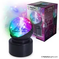 Partyfunlights Light mini party stiklampe til stikkontakt, Ø 8 cm