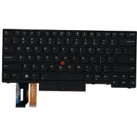 Lenovo - Notebooks udskiftningstastatur - med Trackpoint, UltraNav - bagbelyst - USA - sort - FRU - for ThinkPad E480 E49X L380 L380 Yoga L390 L390 Yoga L480 L490 P43 T480 T49X