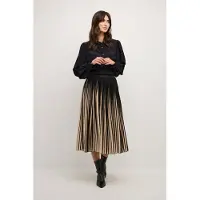 Culture Nederdel 'CU Carly' beige / sort