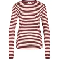 Noisy May Shirts 'STORMI' lysebeige / rød