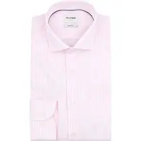 Olymp Skjorte Level 5 Luxury Stripe Lyserød måle