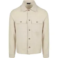 Suitable Drop Loop Overshirt i Sand Beige måle