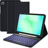 Tech-Protect Samsung Galaxy Tab A9+/A11+ SmartCase Pen Bluetooth-tastaturetui - sort