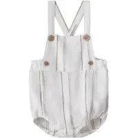 Lil´ Atelier Lil' Atelier Sommerdragt - NbmJeran - Coconut Milk - - 62 - Sommerdragt