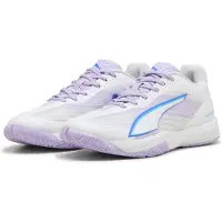 Puma Accelerate Turbo 5 Handball Shoes Women, Women, White/Royal Sapphire/Light Lavender, 36