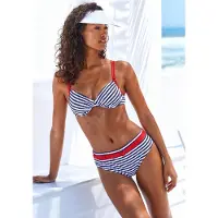 s.Oliver Bikinioverdel navy / hvid