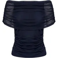 Object Rynket Off-shoulder Top