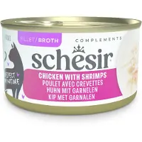 Schesir Økonomipakke: 24 x 70 g Complements i bouillon - Kylling med rejer