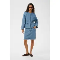 Soaked in luxury Nederdel 'SLAdabella' blue denim
