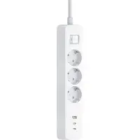 Xiaomi 20W stikdåse 2C1A - EU-stik, 2x USB-C, USB-A - Hvid