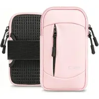 Tech-Protect M6 Universal Sportsarmbånd 6.9 - let, vandafvisende fitness-ledsager - Pink