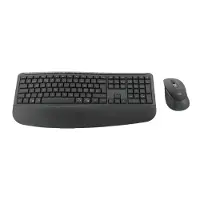 Logitech Signature Comfort Plus Combo MK880 (Graphite) - Tastatur & Mus sæt - Nordisk - Grå