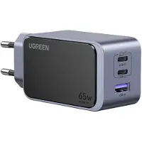 UGREEN Nexode S 65W 3-Port GaN PD Fast Charger (USB-A + 2x USB-C)
