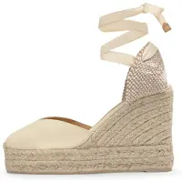 Castañer Espadrillaer 'Chiara' elfenben