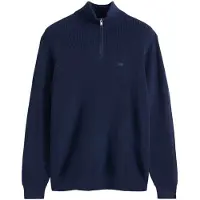 Levi's Levi'stil mænd. 0058U-0000 Jersey HM Quarter Zip marineblå (XL), Casual, Bomuld, Lange ærmer