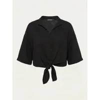 KOROSHI Bluse sort