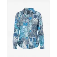 KOROSHI Bluse blå / lyseblå / grå / offwhite