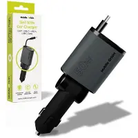 Mobile Origin 3in1 50W Car Charger CA27 - USB-C + USB-A USB-C Cable