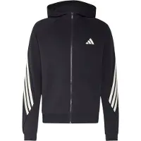 Adidas Sportssweatjakke 'STA' sort / hvid