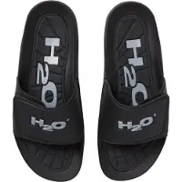 H2O Badesandal Velcro - Sort, størrelse 47