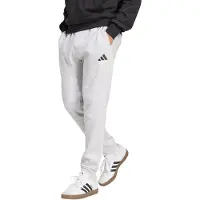 Adidas Sportsbukser 'Essentials Feelcozy' lysegrå / sort