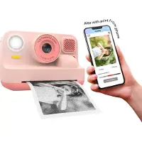 Denver KPC-1374BTRO Kids print camera with thermal print function Bluetooth connection for print from smartphone