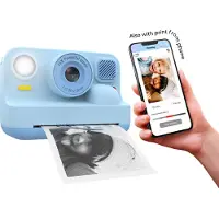 Denver KPC-1374BTBU Kids print camera with thermal print function Bluetooth connection for print from smartphone