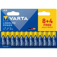 Varta Longlife Power AA batteri - 12 pk.