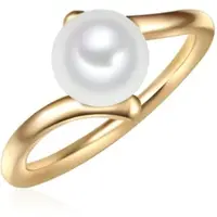Valero Pearls Ring guld / perlehvid