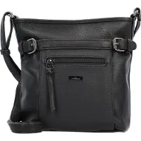 Tom Tailor Skuldertaske 'Juna' sort