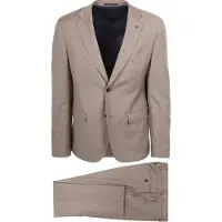 Suitable Passer Toulon Kostume Uld Sand Beige måle
