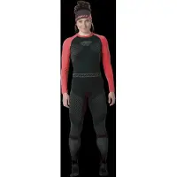 Dynafit - Skiundertøj dame - Speed Dryarn W L/S Tee Ultra Coral til UnisexUld - Størrelse L - Orange