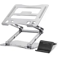 Wozinsky WRS-CPY75DSS Aluminum Laptop and Tablet Stand + Smartphone Stand - Silver