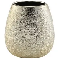 Douceur D`Interieur Douceur d'Interieur gylden tandbæger i keramik TRESOR 9 x 9 cm