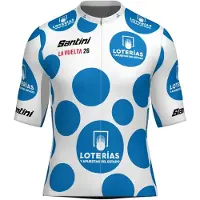 Santini La Vuelta Polka Dot 2026 Kortærmet Trøje