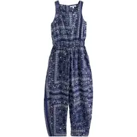 Next Jumpsuit navy / hvid
