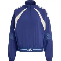 Adidas Hyperglam 3-Stripes Color Block Woven 1/4 Zip træningsoverdel, størrelse Small
