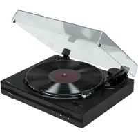 Thomson TT350, Bæltedrevet pladespiller, Vejledning, Sort, 33,45 rpm, Vekselstrøm, 230 V