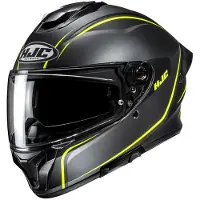 HJC C71 Quez MC3HSF Integralhjelm Mat/Sort/Gul 2XL