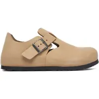 Birkenstock Slipper 'LONDON OILED LEATHER TOBACCO BROWN' brun